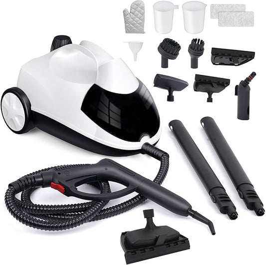 Steam Cleaner 1.5L Steamer for Cleaning Fast Heating 6-in-1 Multi-Surface by Sweepcent