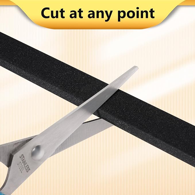 32Feet Weather Stripping Seal for Door Window, High Density Foam Tape, - Image 4