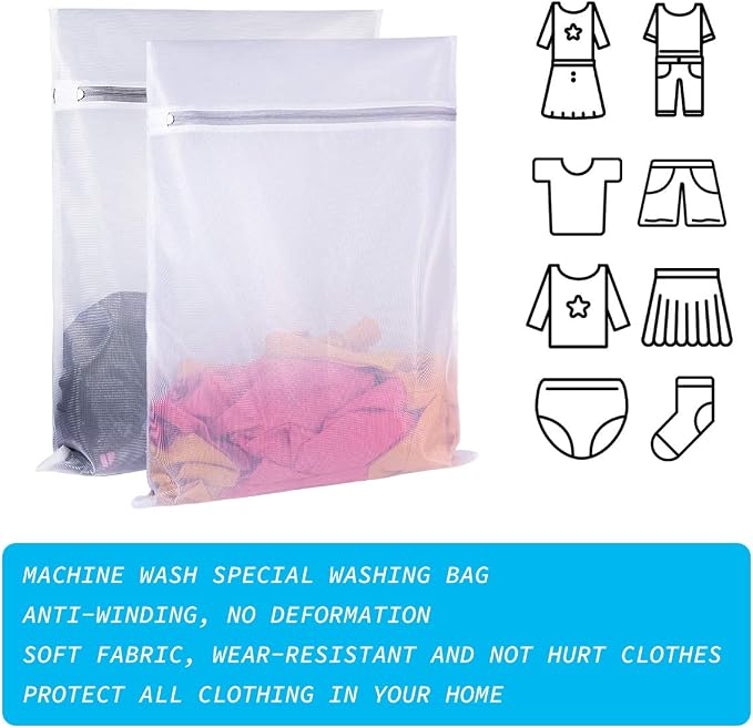 Mesh Laundry Bags, Laundry Bags Mesh Wash Bag - Image 3