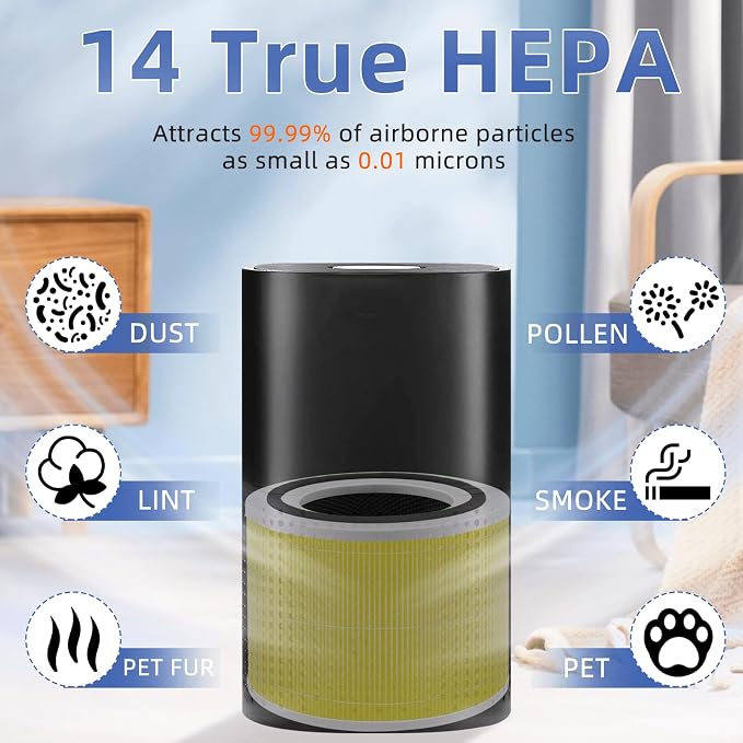 240 True HEPA Pet Allergy Replacement Filter 14 - Image 5