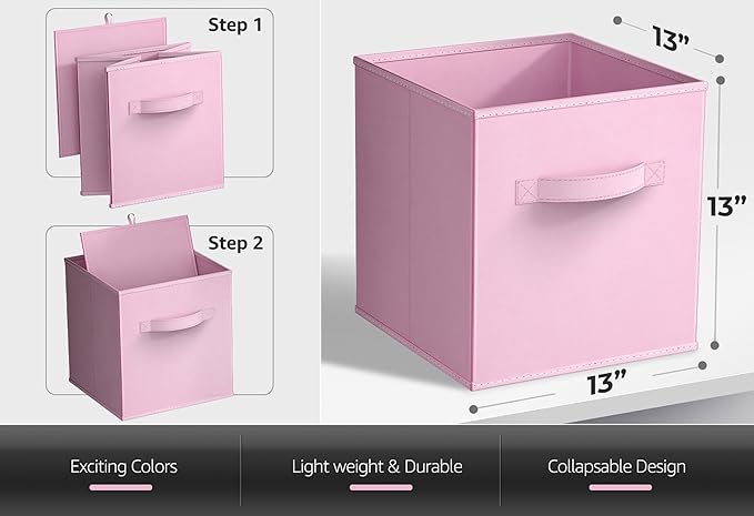 Sorbus Fabric Storage Cubes - Image 2