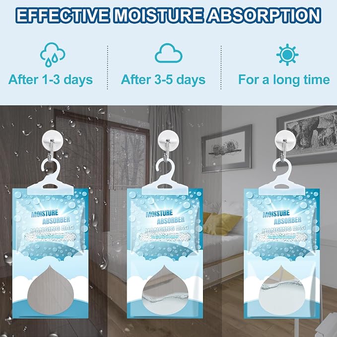 12 Pack Hanging Moisture Absorbers - Image 4