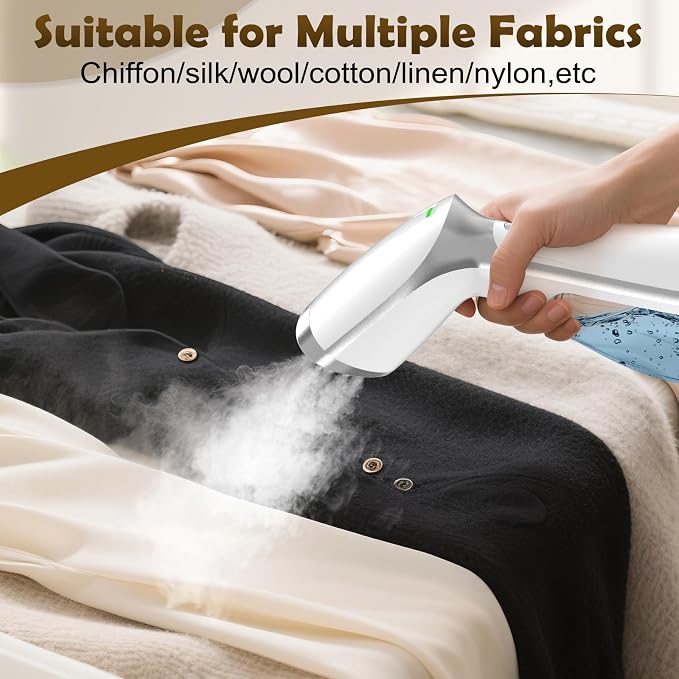Portable Steamer for Clothes, 20s Fast-Heat Handheld Garment Steamer - Image 5