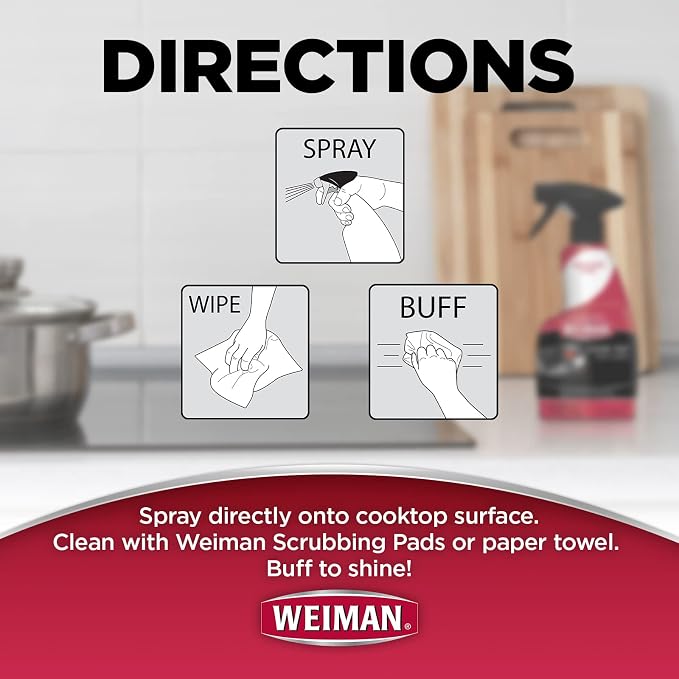 Weiman Glass Cooktop Cleaner & Polish - Image 7