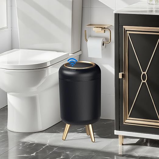 Bathroom Trash Can Automatic Touchless，3 Gallon Smart Motion Sensor Trash Bin - Image 2