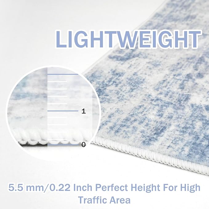 IOHOUZE Abstract Area Rugs 5x7 Ft Washable Rugs - Image 5