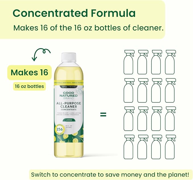 Good Natured Brand All-Purpose Cleaner Concentrate | Multi-Surface Cleaner | - Image 5
