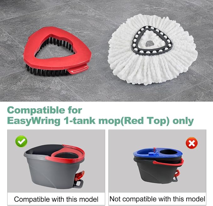 Mop Heads Replacements for Ocedar, Spin Microfiber Mop Replace Head for O-Cedar - Image 4