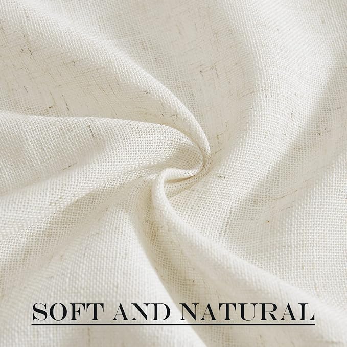 NICETOWN Linen Sheer Door Curtain Panel - Image 7