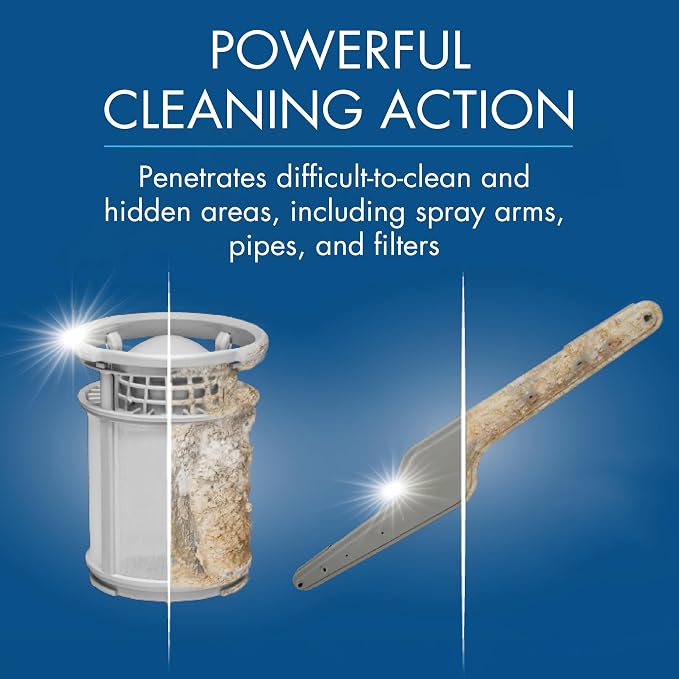 Glisten Dishwasher Cleaner, Removes Limescale, and Grease, Lemon Scent - Image 4