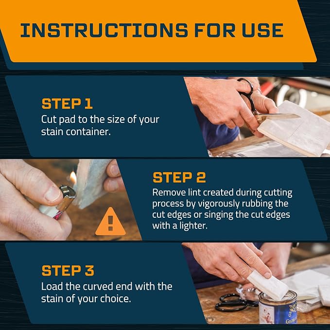 MāKRS Stain Pad, Cut-to-Size Staining Pads, Streak-Free Applicator, Micro Brush - Image 8