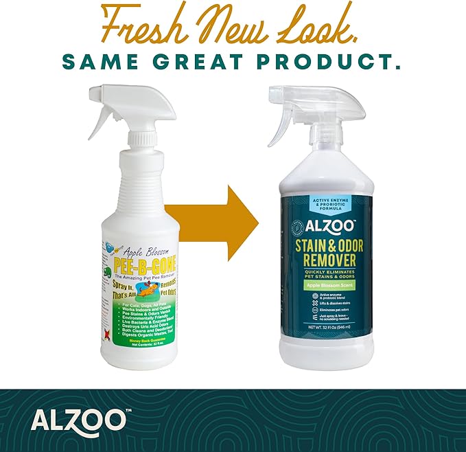 ALZOO Stain & Odor Remover, Quickly Lifts & Dissolves Pet Stains & Helps - Image 4