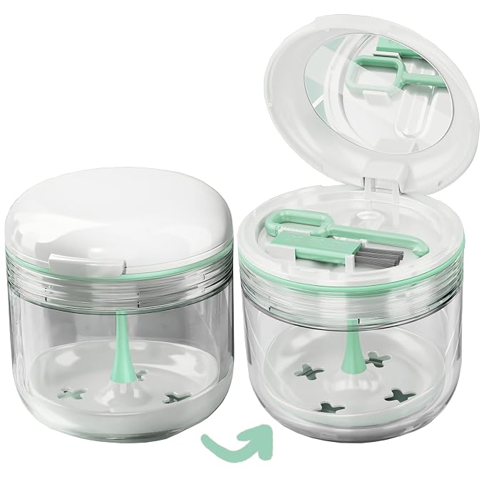 MURRI&MURRDI Retainer Case, Denture Bath Box by MURRIMURRDI