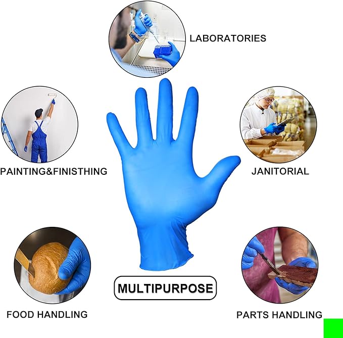 PEIPU Nitrile Disposable Gloves，Powder Free, Cleaning Service Gloves, Latex Free - Image 3