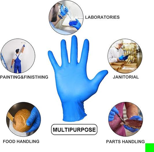 PEIPU Nitrile Disposable Gloves，Powder Free, Cleaning Service Gloves, Latex Free - Image 2