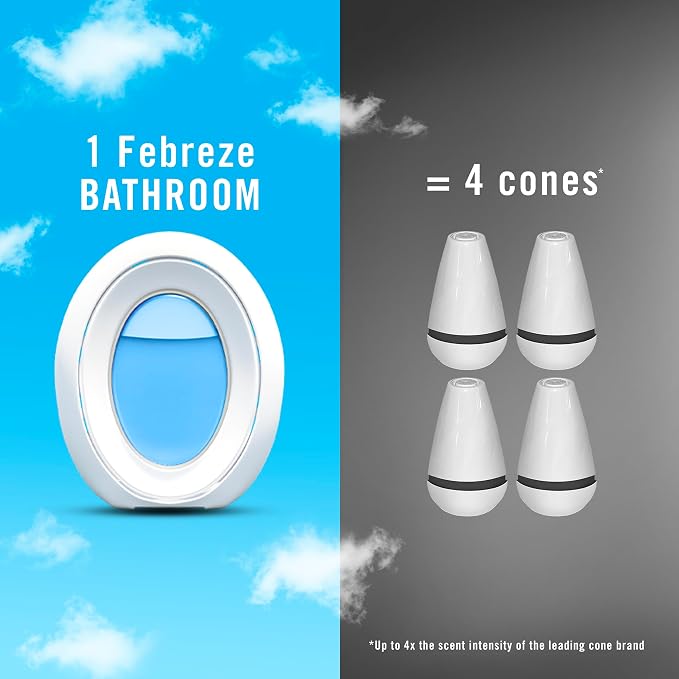 Febreze Bathroom Air Freshener, Odor-Fighting, Plug In Alternative, Air - Image 6