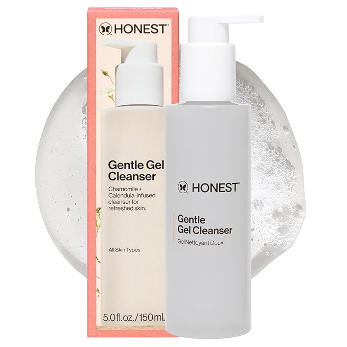 Honest Beauty Gentle Gel Daily Face Cleanser | Calms, + Hydrates | Vegan + Safe by HonestBeauty
