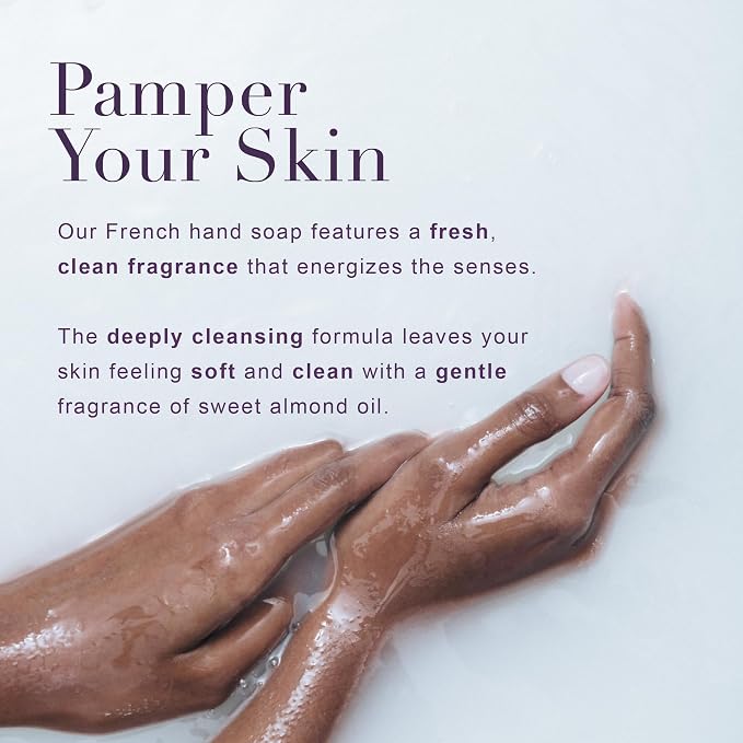A LA MAISON French Liquid Hand Soap Eco-Friendly Refill Pouch, Fresh Sea Salt - Image 3
