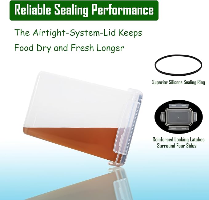 9.5L | 10 qt | 320 Oz Extra Large Airtight Food Storage Containers - Image 5