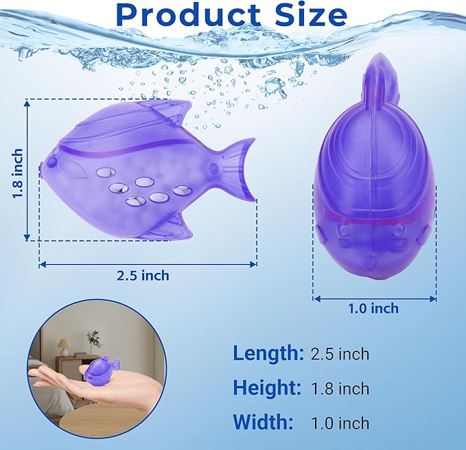 Funmit 12 Pack Universal Humidifier Cleaner Fish Compatible - Image 3