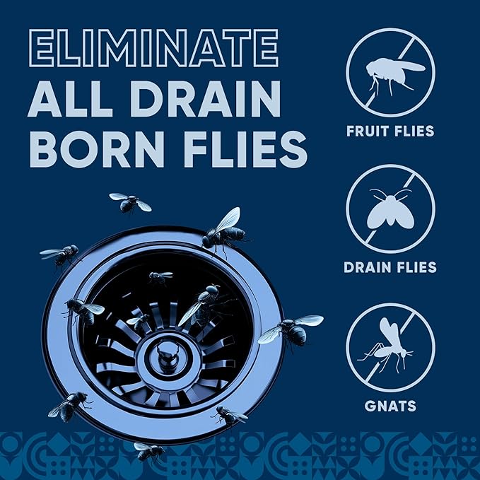 Fruit Fly Drain Treatment | Drain Fly Eliminator | All-Natural, Eliminates Gnats - Image 4