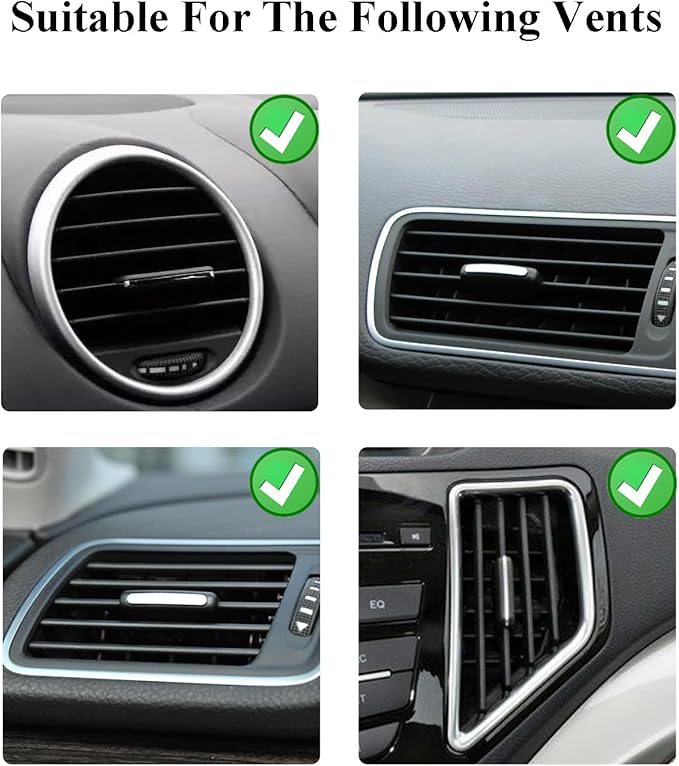 6pcs Flowers Car Air Freshener Vent Clips, 3cm/2.7cm Refillable Daisy Decor - Image 8