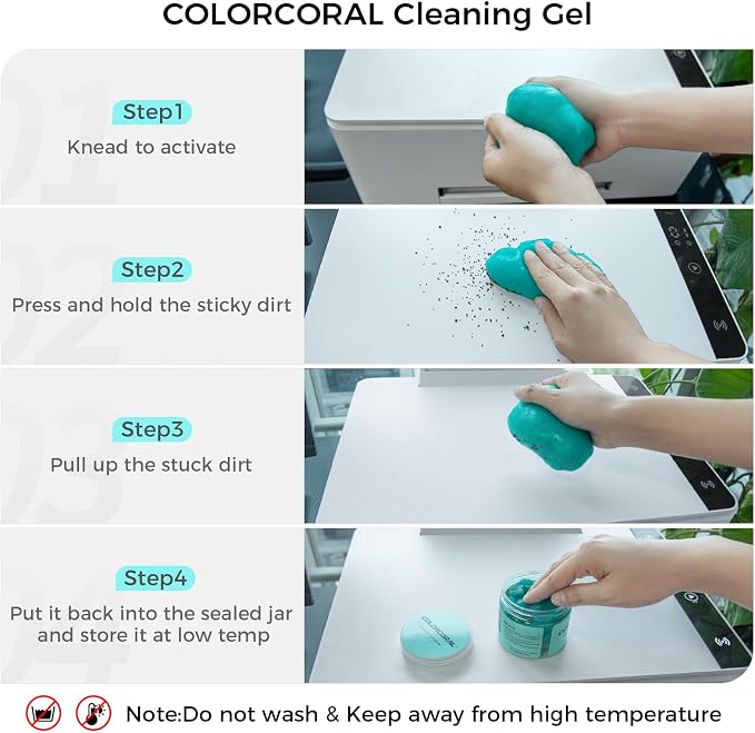 COLORCORAL Car Cleaning Gel Universal Gel - Image 8