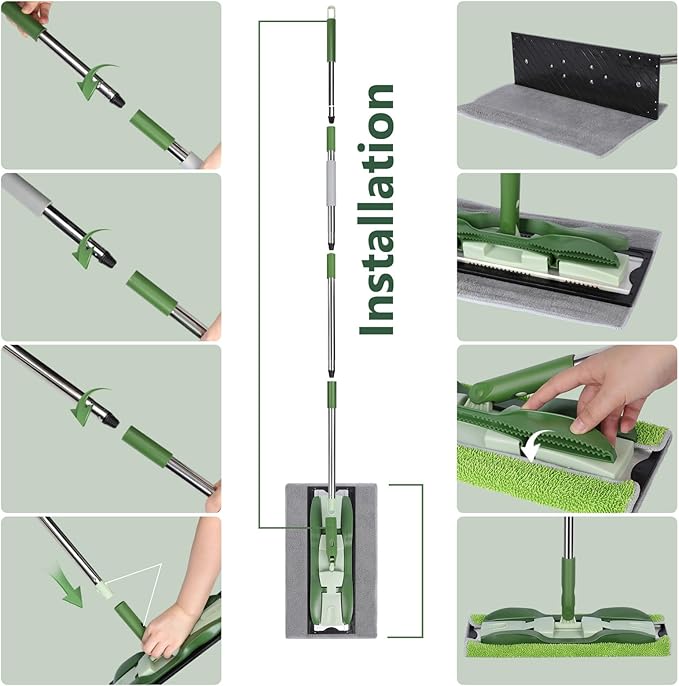 Microfiber Mops for Floor Cleaning, Masthome Professional Floor Mops - Image 7