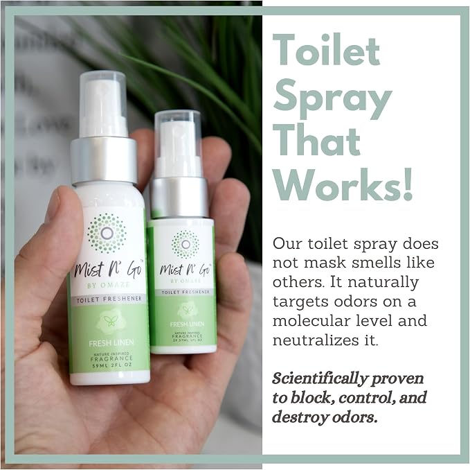 Mist N’ Go by Omaze Travel Bathroom Spray - Image 3