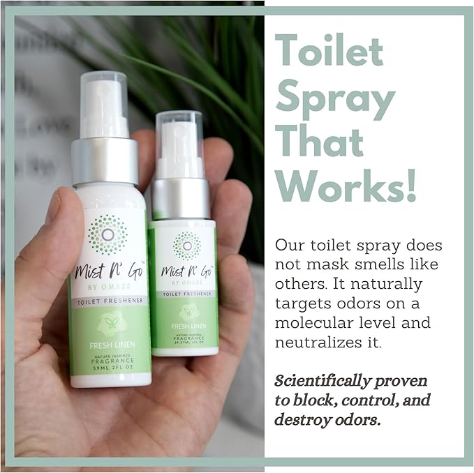 Mist N' Go by Omaze Travel Bathroom Spray - Image 3