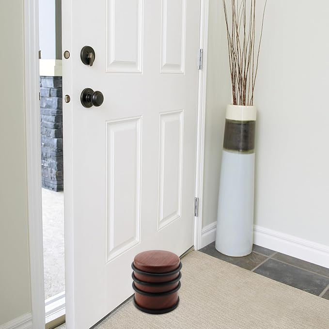 KINJOEK 4 PCS 1KG Heavy Duty No Drill Door Stopper, Stainless Steel Door Stop - Image 6