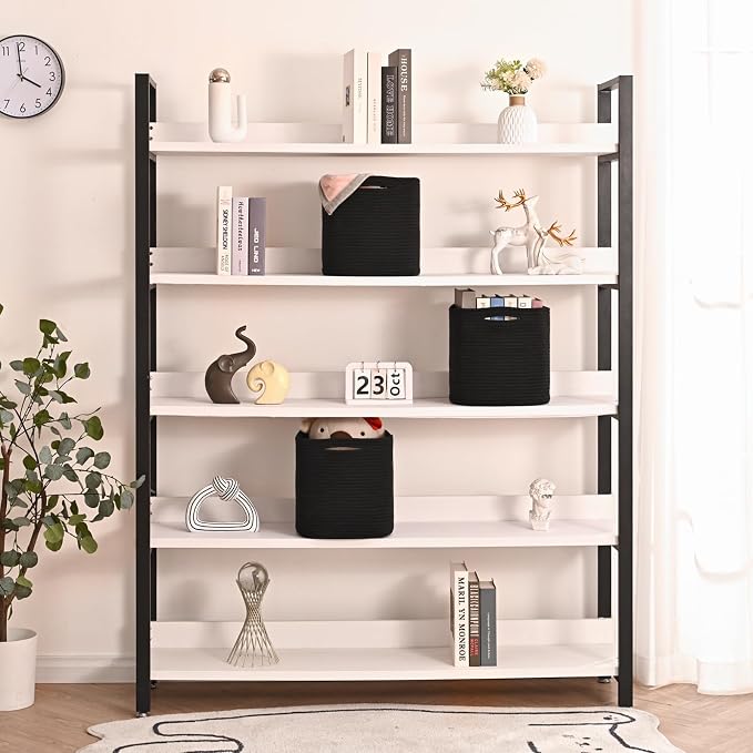 11 Inch Cube Storage Bins, Storage Cube Organizer Bins, Woven Cotton Rope Basket - Image 5