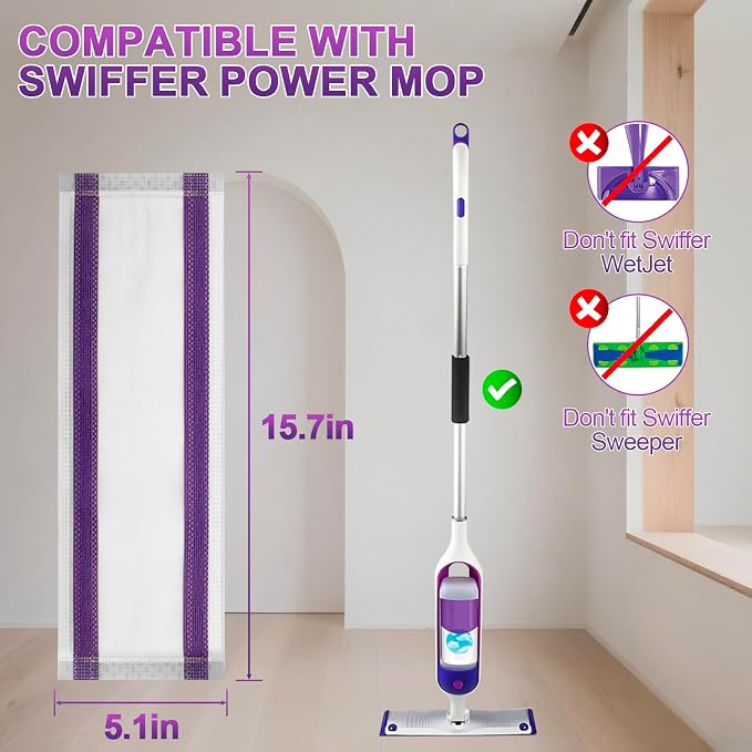 20 Count New Disposable Mop Refills - Image 2
