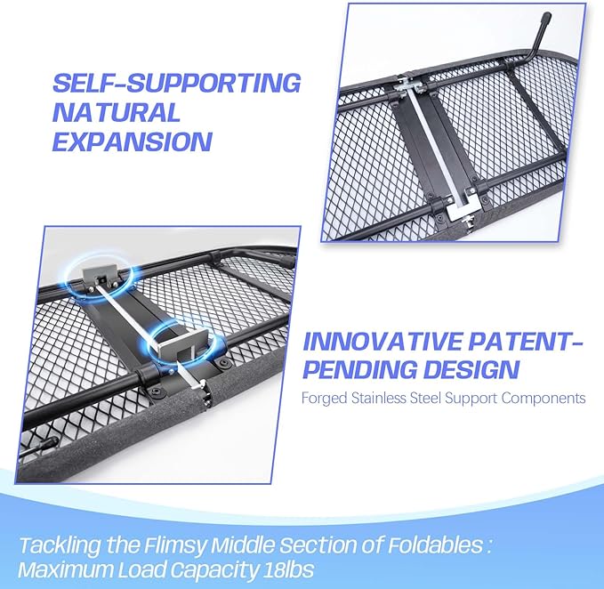 Tabletop Ironing Board with Iron Rest, Metal Mesh Panel Mini Ironing Board with - Image 2