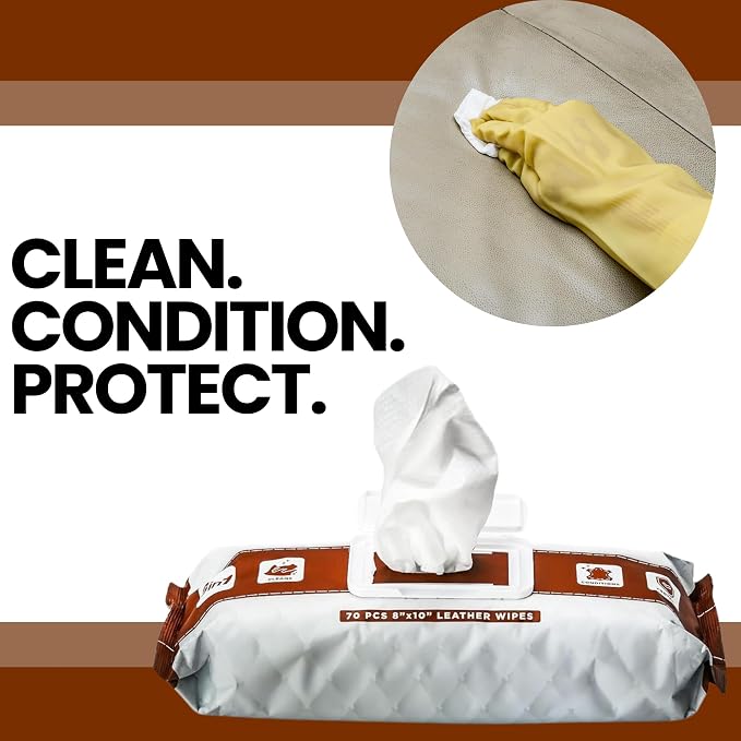 Venture Wipes Leather Cleaner Wipes - Image 2