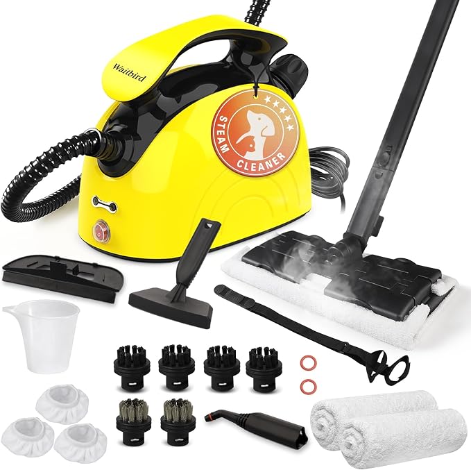 Steam Cleaner with 21 Accessories, 248°F High-Temp Steam & 1.1L Large Tank by YOURCLEANINGEXPERT