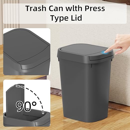 3 Pack Bathroom Small Trash Can - Image 7