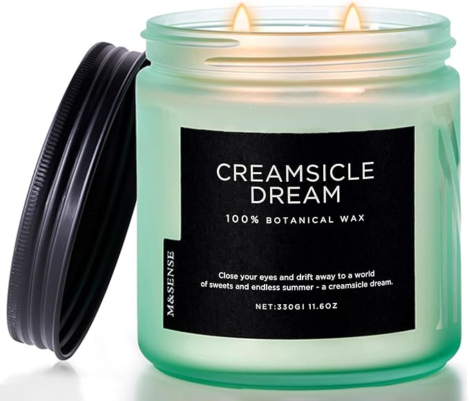 M&SENSE Orange Creamsicle Summer Scented Candle by MSENSE