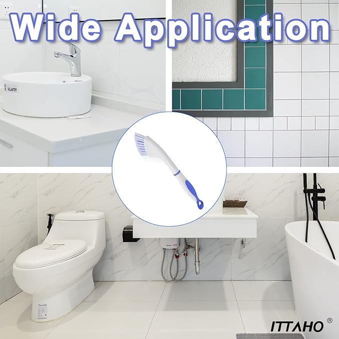 ITTAHO Floor Scrub Brush - 2 in 1 Deck Scrub Brush - Image 4