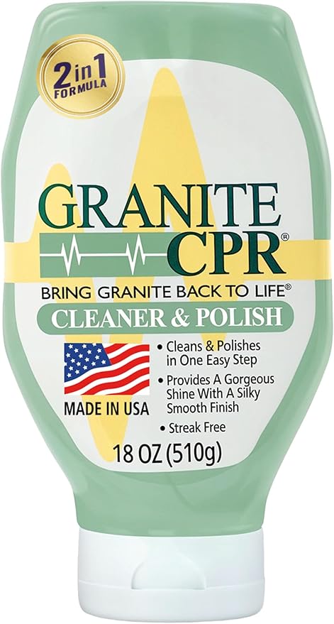 Granite CPR Cleaner & Polish Can Be Used Daily On Granite, Quartz & Corian. by CPRCleaningProducts