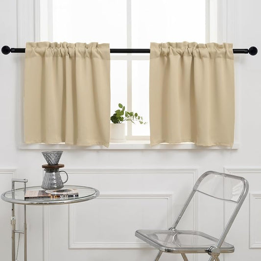 Pickluc Cafe Half Window Curtain by PICKLUC