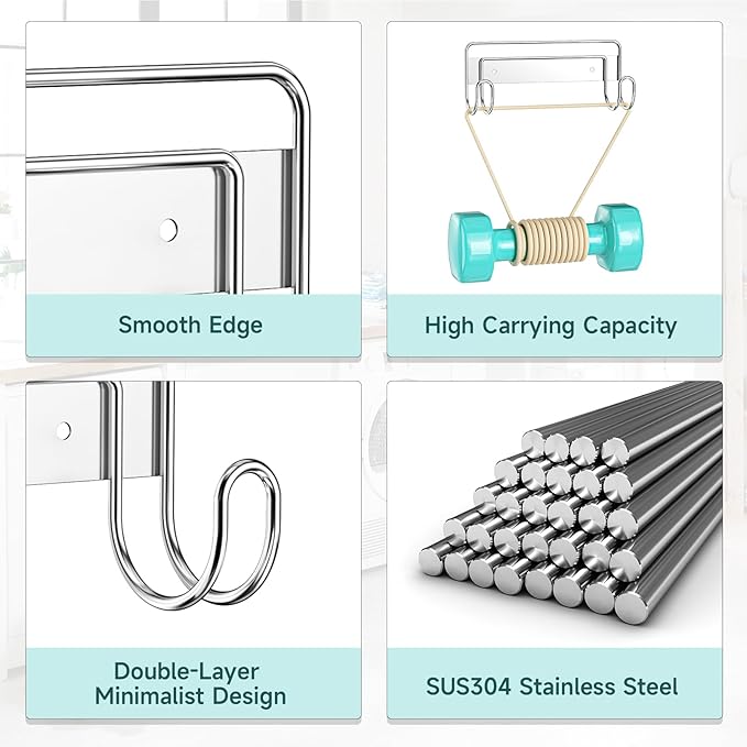 Ironing Board Hanger Wall Mount, Ironing Board Holder - Image 4