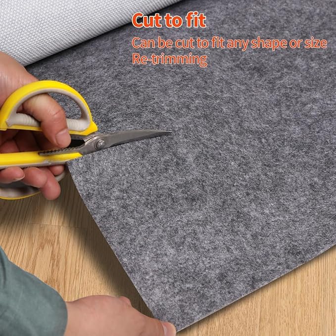 Non-Slip Rug Pads 1/4” Thick, 2x3Ft Waterproof Rugs Non Skid Rug Pad - Image 5