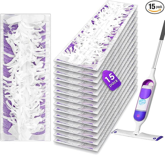 PowerMop Replacement Power Mop Pads by BRUVISH
