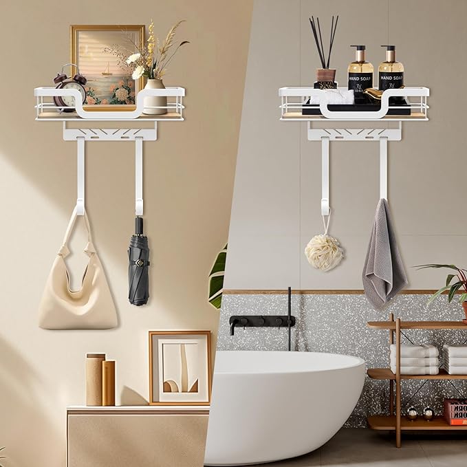 Ironing Board Holder Wall Mount, Laundry Room Organization Storage, T&V Shaped - Image 6
