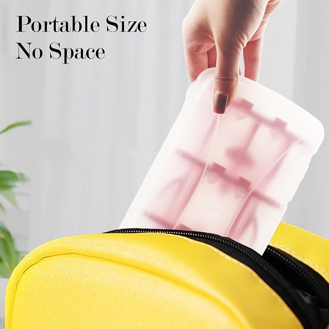 Travel Baby Bottle Drying Rack, Foldable Portable Bottle Drying Rack, Holds Up - Image 3
