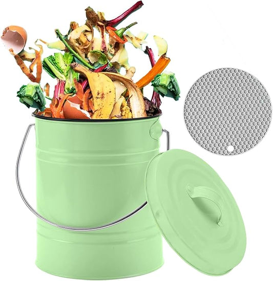 Compost Bin, LALASTAR Countertop Compost Bin by LALASTAR