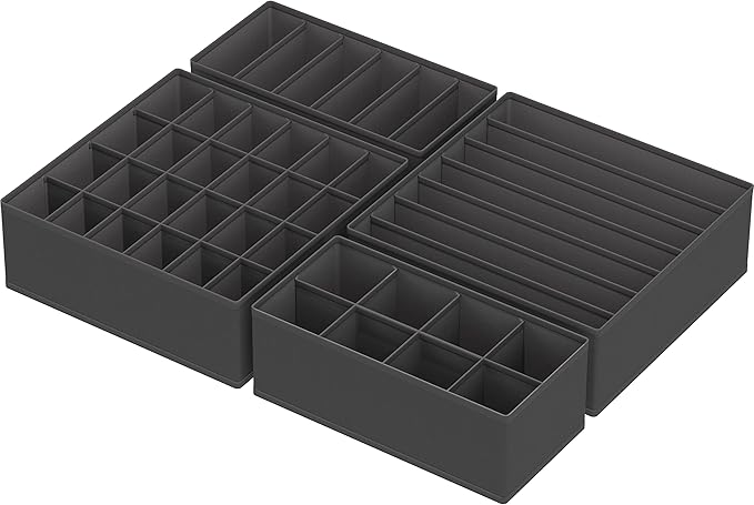 Simple Houseware 4-Pack Drawer Organizer Set - Image 2