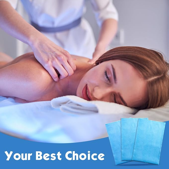 Tegeme 150 Pieces Disposable Massage Table Sheets 31" x 70" Waterproof Bed - Image 5