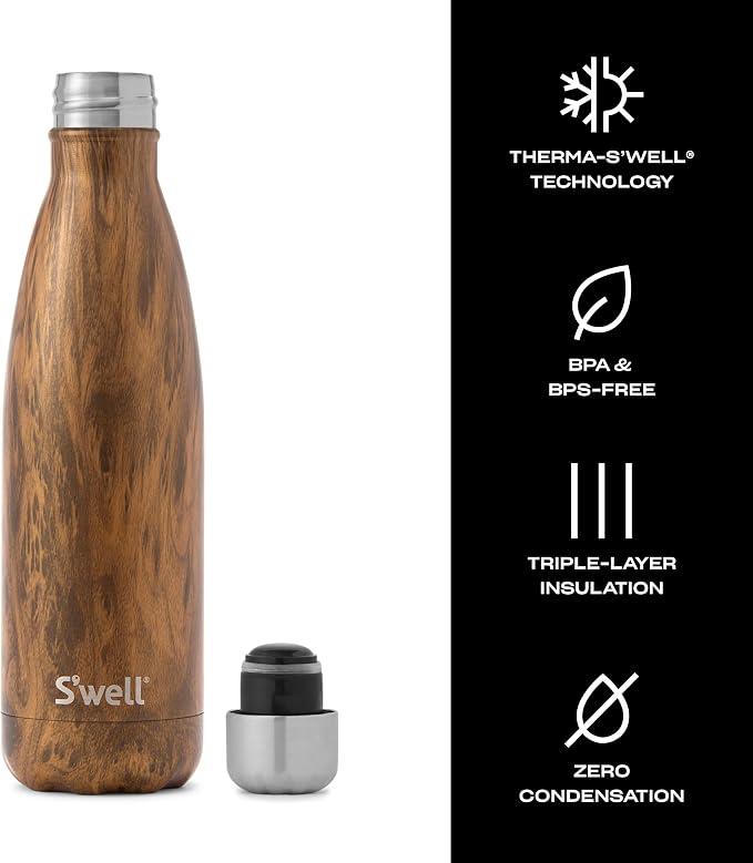 S'well Stainless Steel Water Bottle, Triple Layered Vacuum Insulated Containers - Image 4